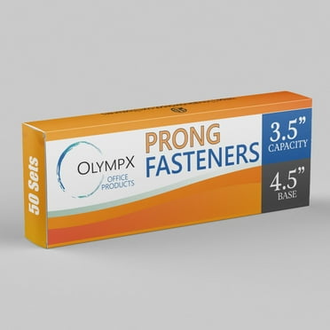 Business Source Prong Fastener Compressors - Silver Paper Fastening Components