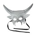 thumbnail image 3 of Metallic Half Face Demon Costume Mask Halloween, 3 of 3