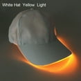 thumbnail image 1 of Fashion Unisex Solid Color LED Luminous Baseball Hat Christmas Party Peaked Cap, 1 of 10