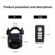 thumbnail image 5 of Alarma de Vibración para Bicicleta, Carga USB, Alarma de Seguridad Antirrobo para Motocicleta y Bicicleta con Control Remoto, 5 of 5