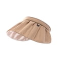 thumbnail image 2 of Sun Visor Cap for Women Collapsible Anti UV Women Summer Sun Hat Outdoor Sun Soft Wide Brim Empty Top Hat, 2 of 8