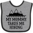 thumbnail image 3 of Inktastic Hiker Mommy Takes Me Hiking Boys or Girls Baby Bib, 3 of 4