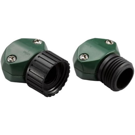 GroundWork GC-530-531 Hose Coupler 5/8 Inch - 3/4 Inch 60 PSI ABS Plastic