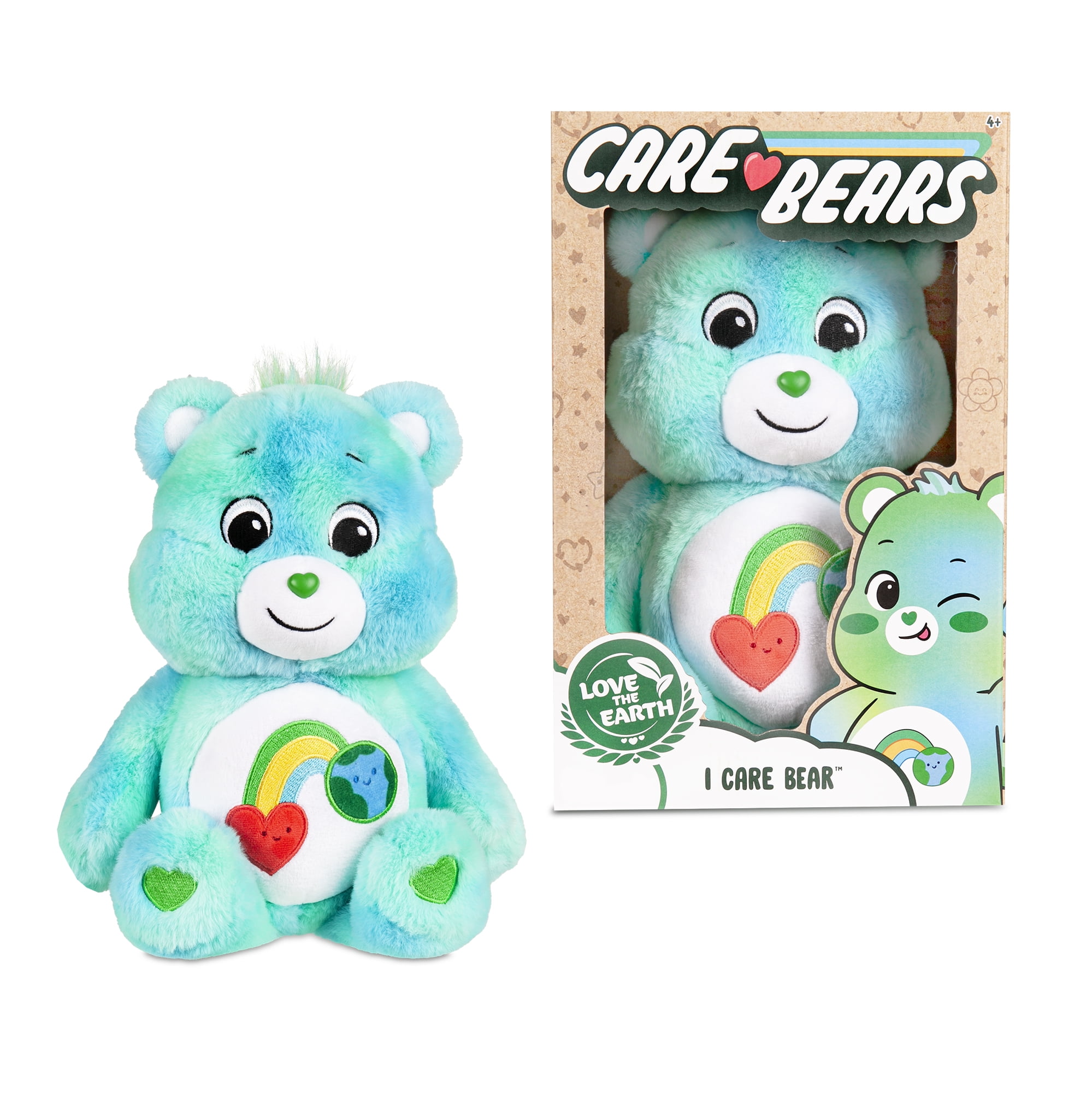 Care Bears Secret Bear Large Plush Doll 13" Pink Bear Soft Stuffed Toy 