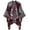 Wine Red, variant on CoCopeaunt Women Shawl Wraps Plaid Poncho Open Front Sweater Cardigan Cape Fleece Scarf Coat Office Blanket