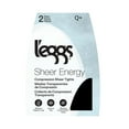 thumbnail image 2 of L'eggs Women's Sheer Energy Medium Leg Support Control Top Sheer Tights, 2 Pair, 2 of 9