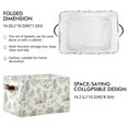 thumbnail image 2 of Yayeee Canvas Storage Basket with Handles for Shelves Fabric Bins Closet Organizer, Watercolor Forest Pattern, 2 of 8