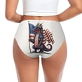 thumbnail image 3 of Womens Underwear Vintage American flag Dragon Cuteness No Show Seamless Underwear for Women, Soft Stretch Women's Panties, Hipster Ladies Panties Bikini Underwear Briefs, 3 of 6