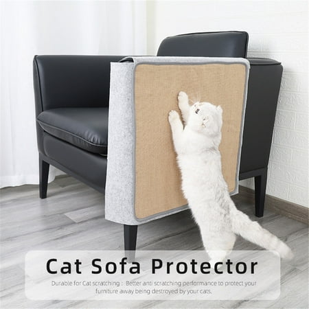 Leking Pet Cat Scratching Mat Natural Sisal Sofa Shield Protection