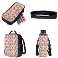 thumbnail image 3 of Xixirimido Capybara Strawberry Pink Pattern Kids School Backpack 4Pcs Bundle 17 Inch Bookbag, Insulated Lunch Box, Water Bottle Pouch, Pen Organizer Back to School Essentials, 3 of 6