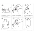 thumbnail image 4 of yeacher Double-Sided Fleece Cover PVC Hot Water Bottle with 1000ml Capacity for Hand Warming - Dark Blue [Cover + Inner Bag], 4 of 6
