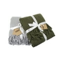 thumbnail image 4 of Fennco Styles Woven Classic Chunky Yarn Fringe Throw Blanket, 4 of 4