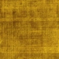 thumbnail image 1 of Ahgly Company Indoor Square Oriental Yellow Industrial Area Rugs, 6' Square, 1 of 4