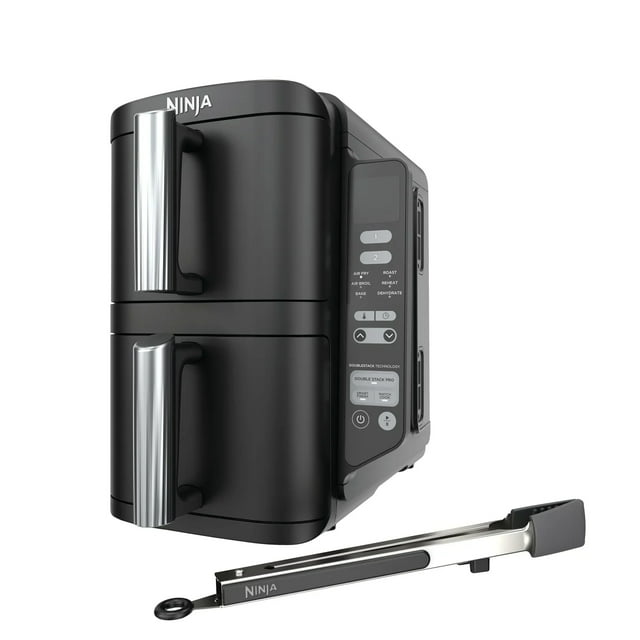 Ninja Friteuse à Air Chaud DoubleStack 7,57 L (8 qt) 6-en-1 à 2 Paniers