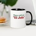 thumbnail image 3 of CafePress - El Jefe Mug - 11 oz Ceramic Mug - Novelty Coffee Tea Cup, 3 of 4