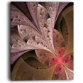 thumbnail image 2 of Belle Fleur Fractale en Beige - Impression sur Toile Florale, 2 of 3
