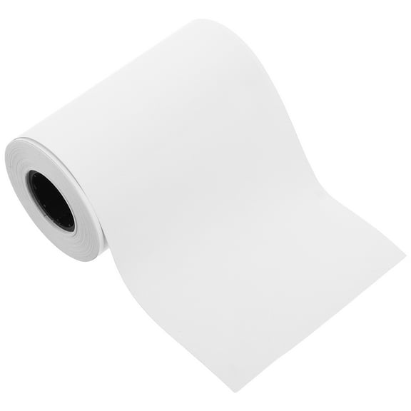 Raindrops White Thermal Paper for Home 1 Roll Cash Register Paper Ideal for Queue Management Easy to