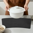 thumbnail image 4 of Placemats Set of 4 Wedge Placemats for Kitchen Dining Table Decor Washable Heat Resistant Table Place Mats Black 17.7x11.8inch, 4 of 6