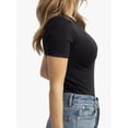 thumbnail image 6 of Short Sleeve Shirts for Women Basic Women' T-Shirts Trendy Stretchy Lightweight Summer Casual Tops, 6 of 6