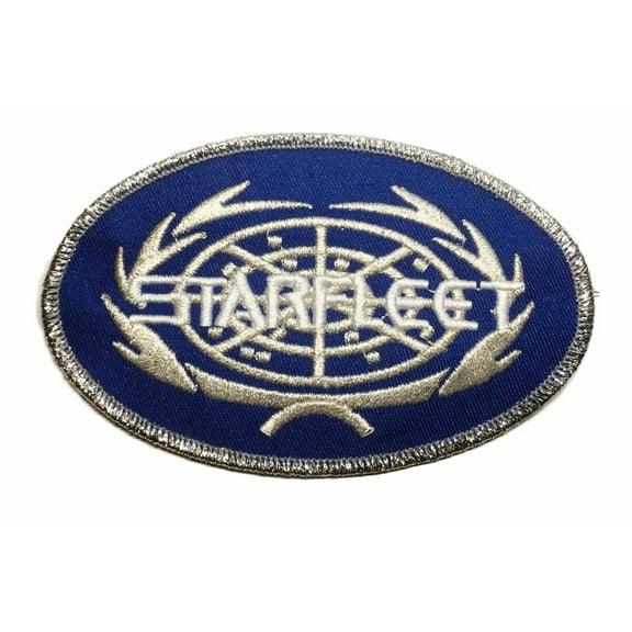 Star Trek Starfleet Name Logo 4" Wide Iron-On Patch