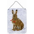thumbnail image 1 of Carolines Treasures ASA2147DS1216 Rabbit Hare & Rose Musquées Impressions Murales et de Porte, 1 of 2