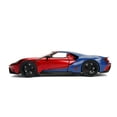 thumbnail image 5 of Jada Toys Marvel 1:24 2017 Ford GT Coche fundido a presión con figura de Spider-Man de 2,75 pulgadas, juguetes para niños y adultos, rojo/azul (99725), 5 of 5