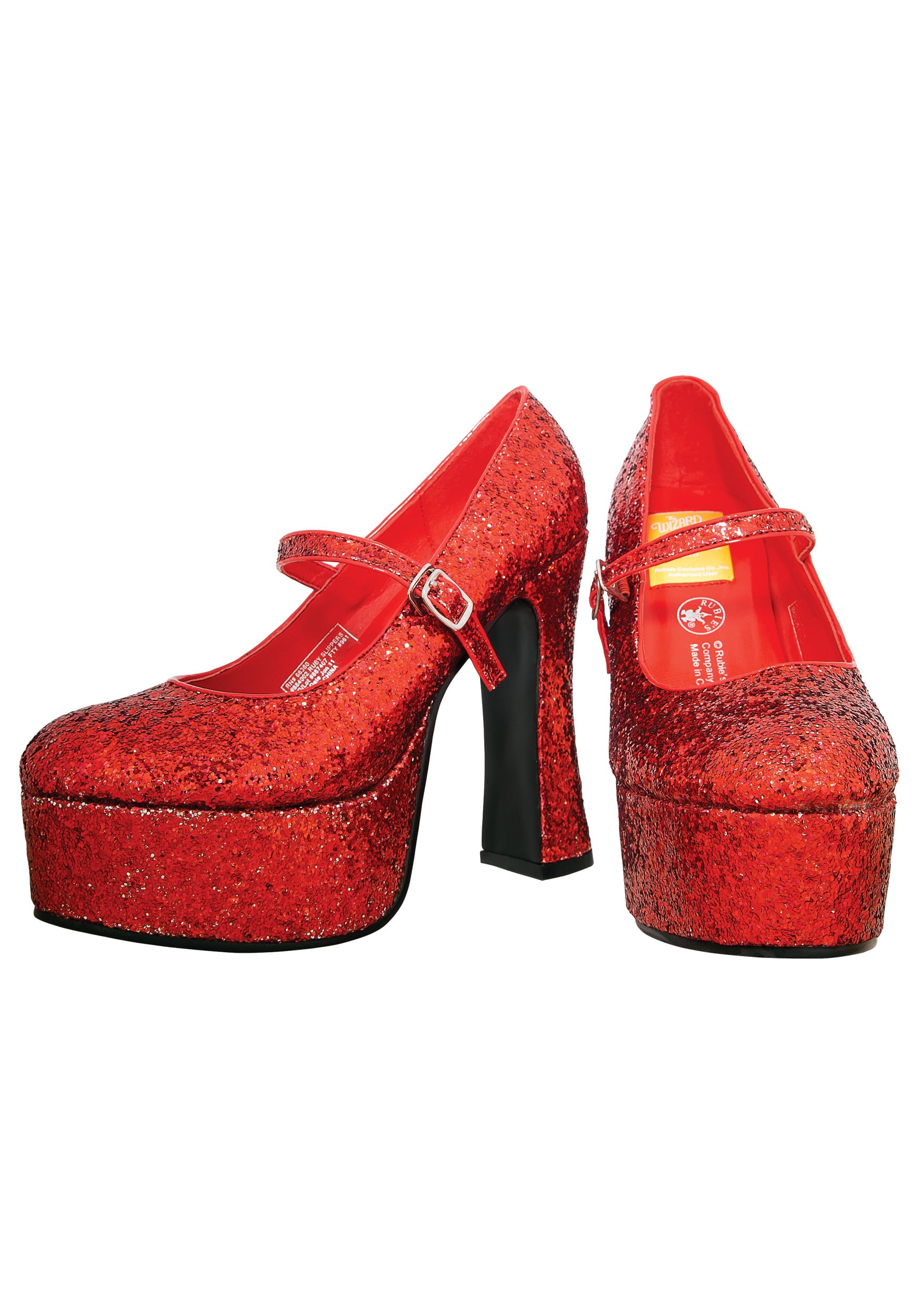 red sparkly dorothy shoes