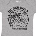 thumbnail image 4 of Inktastic Summer Vacation Mode Fort Myers Beach Florida Boys or Girls Baby Bodysuit, 4 of 5