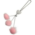 thumbnail image 3 of Car Hanging Accessories,Happon 1 Pack Bling Car Accessories Interior for Women,Car Rear View Mirror Pendant, Bling Car Accessories for Women Girls (Pink), 3 of 7