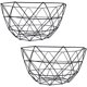 thumbnail image 1 of Frutero de metal Cesta de frutas de hierro multifuncional Cesta decorativa Almacenamiento para verduras Cesta de almacenamiento de frutas y verduras Cesta de frutas de alambre de hierro Para, 1 of 8