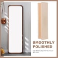 thumbnail image 3 of SOPOTUTU Mirror Stand Holder With Wooden Design For Bedroom Khaki Color 1Set, 3 of 7