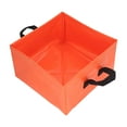 thumbnail image 5 of Cubo Plegable Multifuncional Portátil Ligero Cubo Plegable De Gran Capacidad para Acampar Senderismo Pesca 13L Naranja, 5 of 5