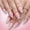 No tools, variant on Medium drop-shaped press-on nails, 3D three-dimensional glue-dropping glossy finish, new spring and summer style for hot girls, French black polka dots, 24-piece detachable