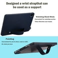 thumbnail image 4 of ELEHOLD for iPad mini6/mini 7 (A17 Pro)2024 Case, Slim Fit Protective PU Leather Business Wrist Strap Stand Shock-Resistant Protective Case for iPad mini6/mini 7 (A17 Pro)2024,Blue, 4 of 8