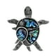thumbnail image 2 of Vintage enorme piedra azul vidrio Shell tortuga Animal figural broche Pin personalidad única Wmkox8yii fajkfhkj5820, 2 of 7