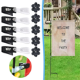 thumbnail image 5 of 20 Tapones de Goma para Bandera de Jardín, Tapones de Goma, Clips Antiviento para de Jardín, Soporte para Bandera, Accesorios para Postes, 5 of 5