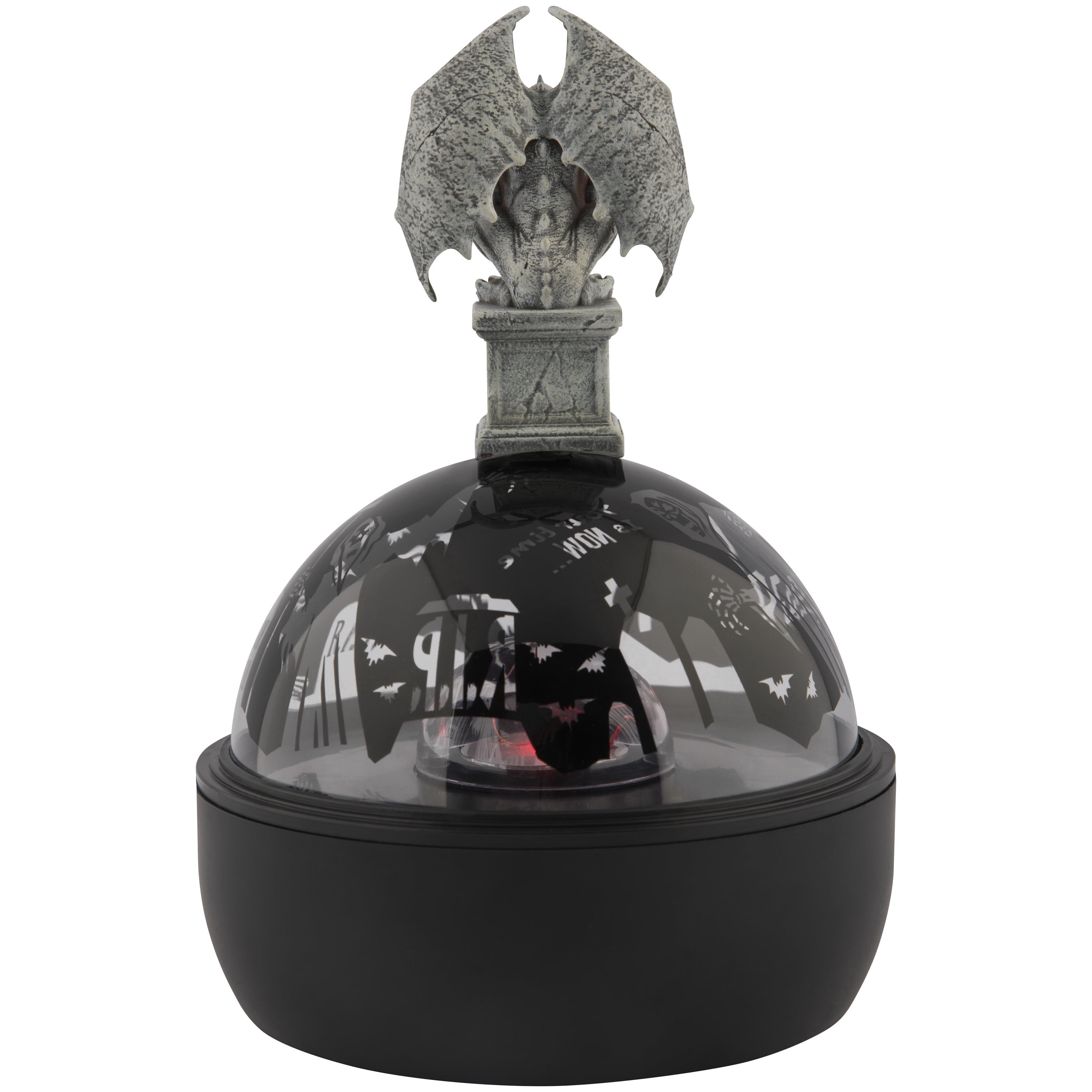 Halloween Light Show Projection Illuminations Shadow Lights with Topper Haunted Gargoyle (Red)
