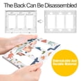 thumbnail image 4 of Yayeee Rocker Switch Wall Plate 1-Gang 4.6"x2.9" Home Decorative Outlet Cover, Dinosaur Pattern, 4 of 6