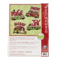 thumbnail image 2 of Dimensions® Holiday Truck Ornament Set Counted Cross-Stitch Kit, 2 of 2