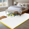 thumbnail image 4 of Summer Lemon Area Rugs 5'x8', Washable Small Throw Rugs for Classroom Bedroom, Yellow Potted Plant Green Botanical Indoor Outdoor Rug Non-Slip Low Pile Carpet Runner Reversible Floor Mats, 4 of 8