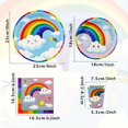thumbnail image 4 of 68pcs Rainbow Celebration Set - Vibrant Cloud-Themed Party Essentials Including Disposable Plates  Napkins for Birthdays  Showers  and Gender Reveals, 4 of 4