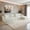 Beige, variant on Eyisean 150" Oversized Comfy Modular Sectional Sofa Cloud Couch with Cup Holder & Storage, USB Ports, Modern Corduroy U Shaped Boneless Couches with Deep Seat, No Assembly, for Living Room