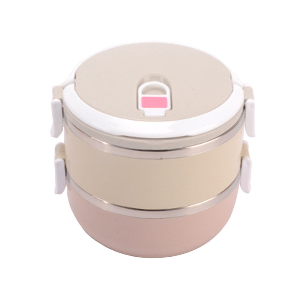 Portable Large Stainless Steel Lunch Box Containers Single Multi Layers