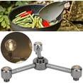 thumbnail image 4 of Têtes Adaptatrices de Réchaud à Gaz en Alliage d'Aluminium pour Camping Extérieur, Accessoire Convertisseur de Four (Trois Têtes), 4 of 5