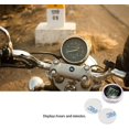thumbnail image 3 of Reloj de motocicleta Mini reloj Reloj de motocicleta Reloj digital adhesivo impermeable para motocicleta Diámetro. 1.1" (10PCS), 3 of 3