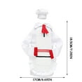 thumbnail image 2 of Xihbxyly Funda Navideña para Botella de Vino, Diseño Festivo de Gorro de Chef, Decoración Encantadora para El Hogar o Fiestas, Imprescindible para Decoración Navideña, Ideal para Restaurantes, 1 Jueg, 2 of 2