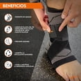 thumbnail image 3 of Tobilleras Deportiva de Compresión HYPERZ 2pcs Ajustables Transpirables Multi-Talla, 3 of 6