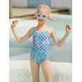 thumbnail image 3 of Aridak Girls One Piece Swimsuits Quick Dry Beach Swimwear Bathing Suit 3-12 Years, 3 of 6