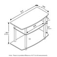 thumbnail image 6 of Furinno 13192DBR/BK Turn-N-Tube No Tools 3-Tier TV Stands, 6 of 6