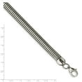 thumbnail image 3 of White Stainless Steel bracelet Chain style Fancy 7.5 in 10 mm, 3 of 3